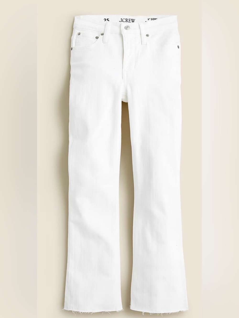 J. Crew 9” Demi Boot Crop Jeans
